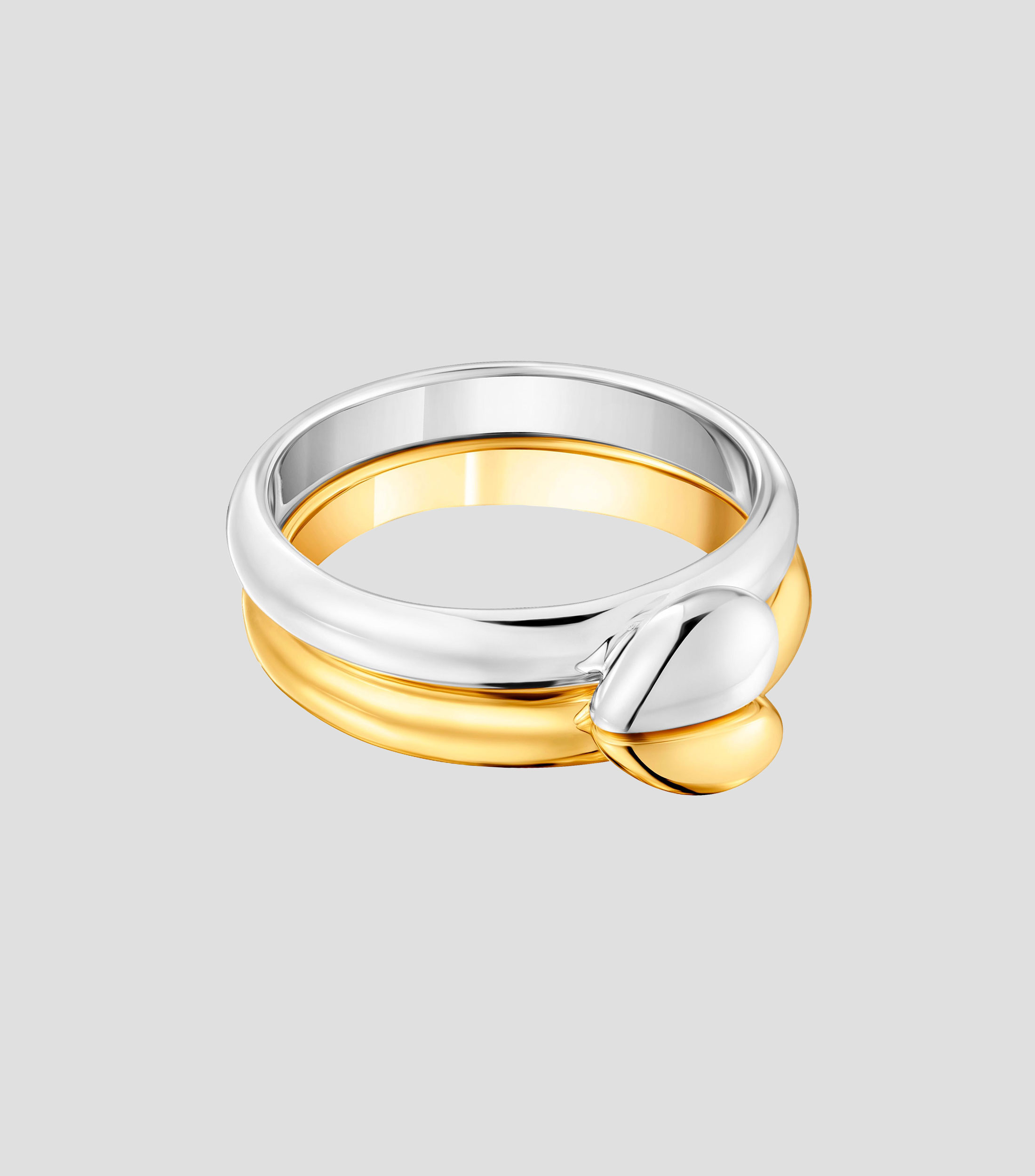 Set de 2 Anillos en Plata .925 My Other Half Corazón Mujer